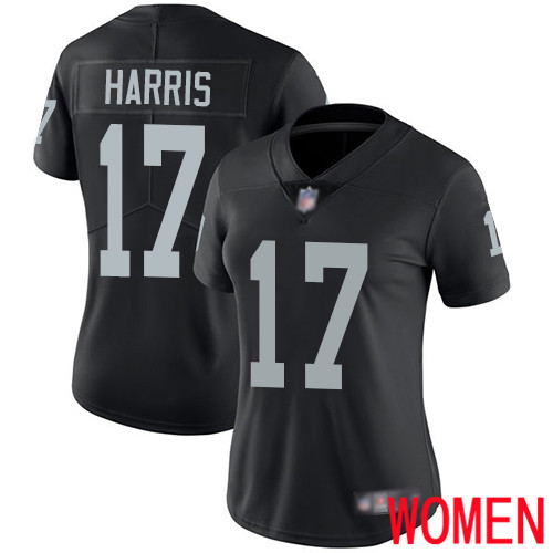 Oakland Raiders Limited Black Women Dwayne Harris Home Jersey NFL Football #17 Vapor Untouchable Jersey->youth nfl jersey->Youth Jersey